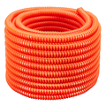 Hydromaxx 1"x100Ft Flexible Corrugated Orange PVC Split Tubing Wire Loom OPVCS0100100